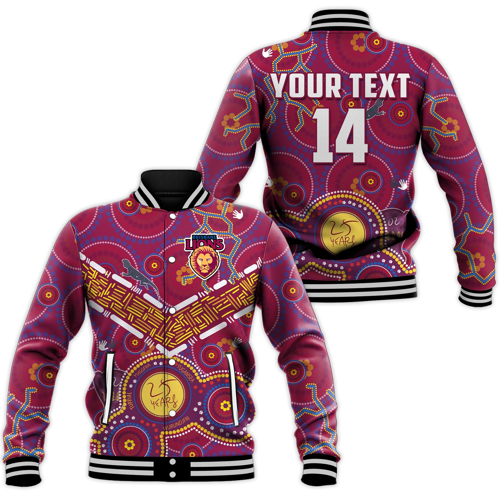 custom-text-and-number-brisbane-football-baseball-jacket-indigenous-pattern-go-lions-unique-version