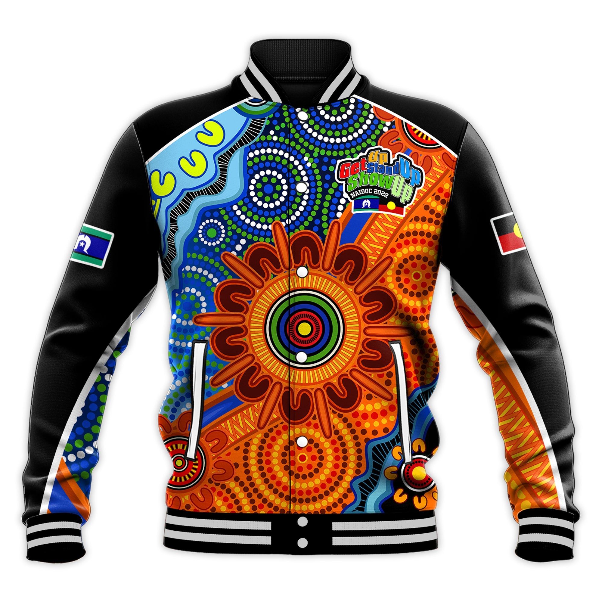 custom-text-and-number-naidoc-week-2022-baseball-jacket-aboriginal-and-torres-strait-islander-together