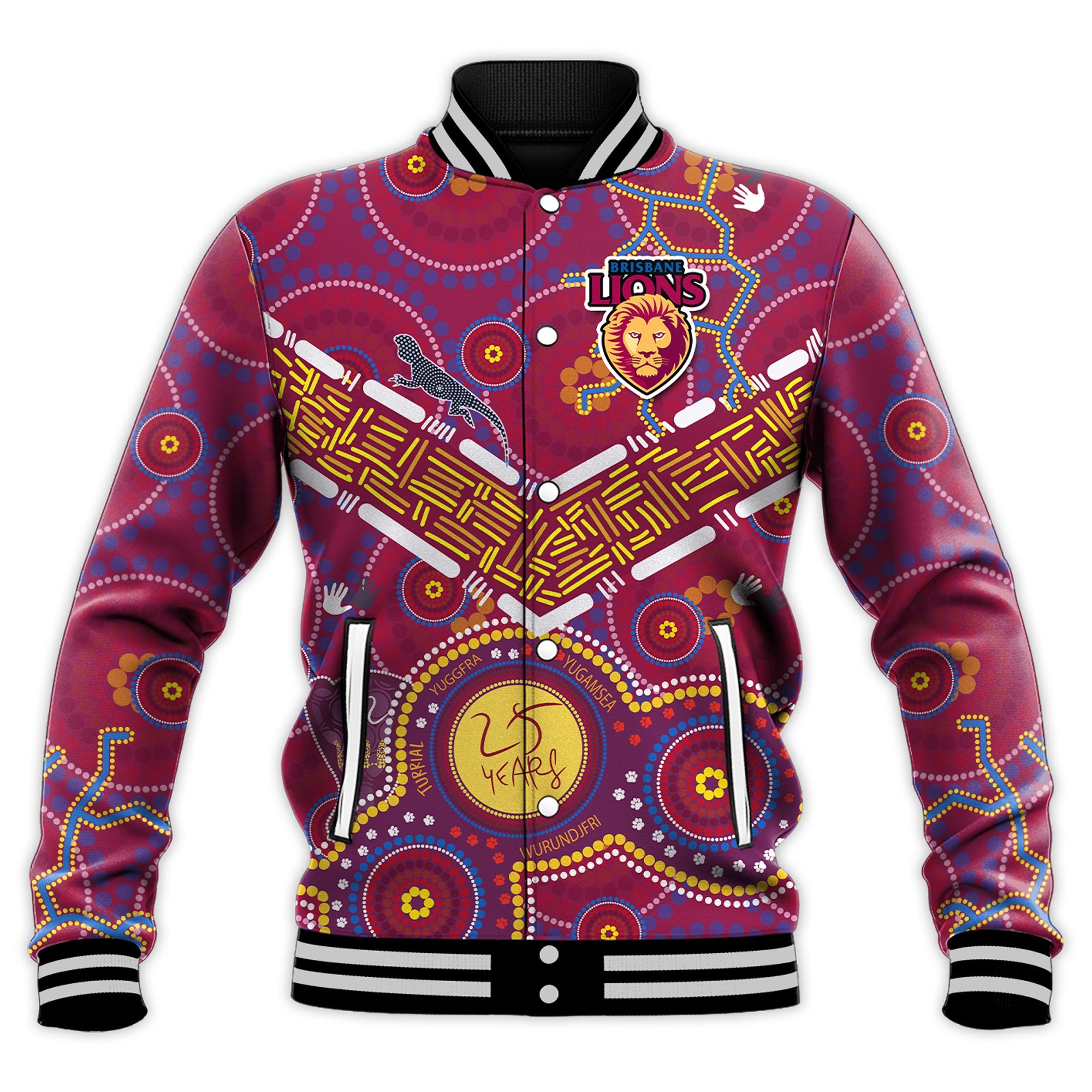 custom-text-and-number-brisbane-football-baseball-jacket-indigenous-pattern-go-lions-unique-version