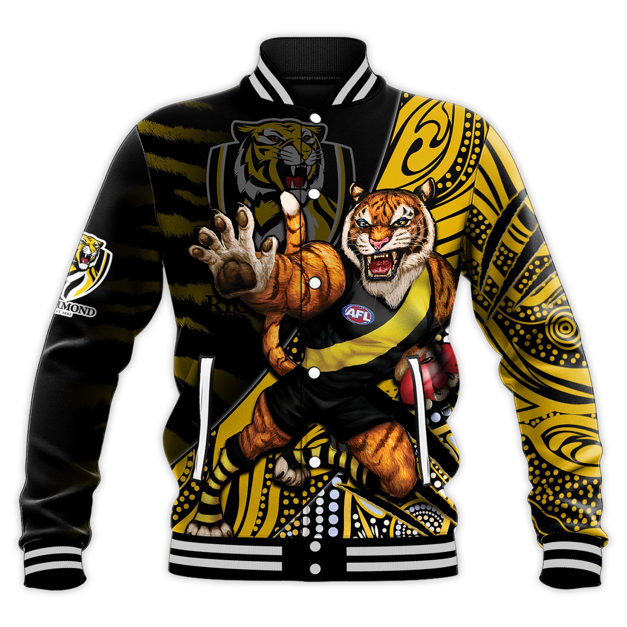 richmond-football-baseball-jacket-aboriginal-go-the-tigers-mascot