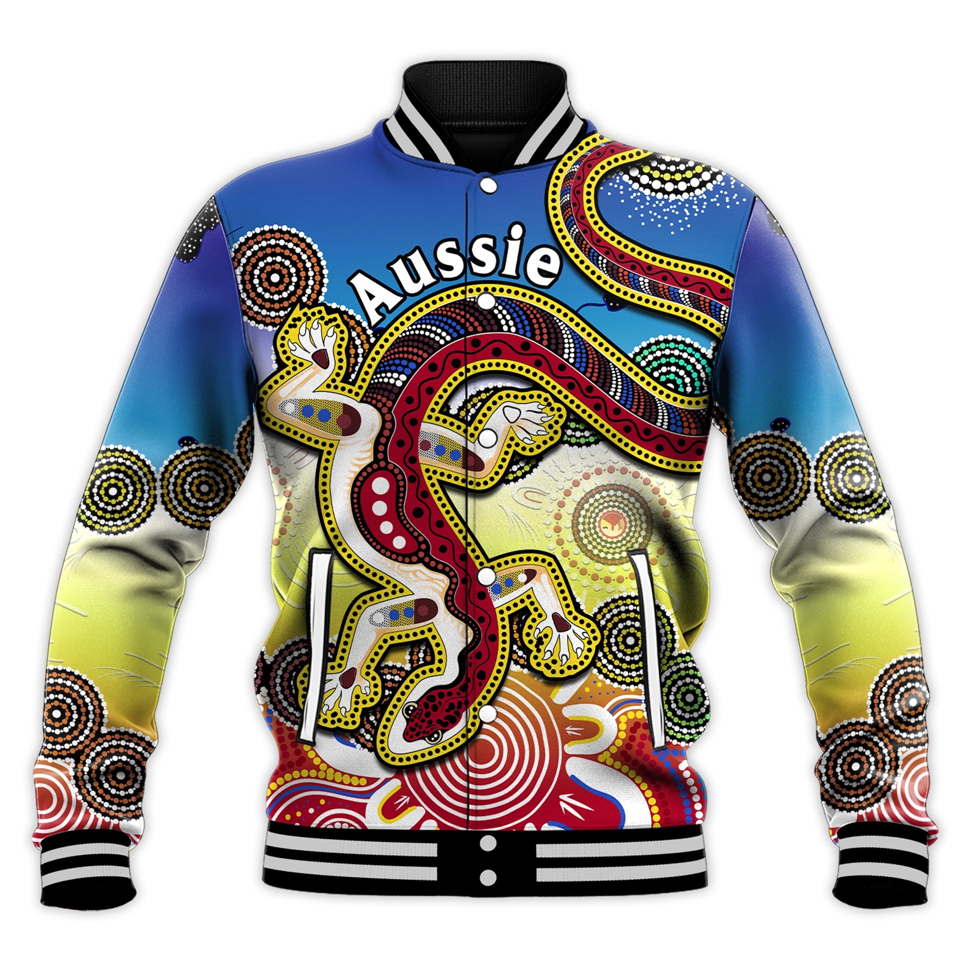 custom-personalised-australia-baseball-jacket-indigenous-red-lizard-love-aussie-artsy