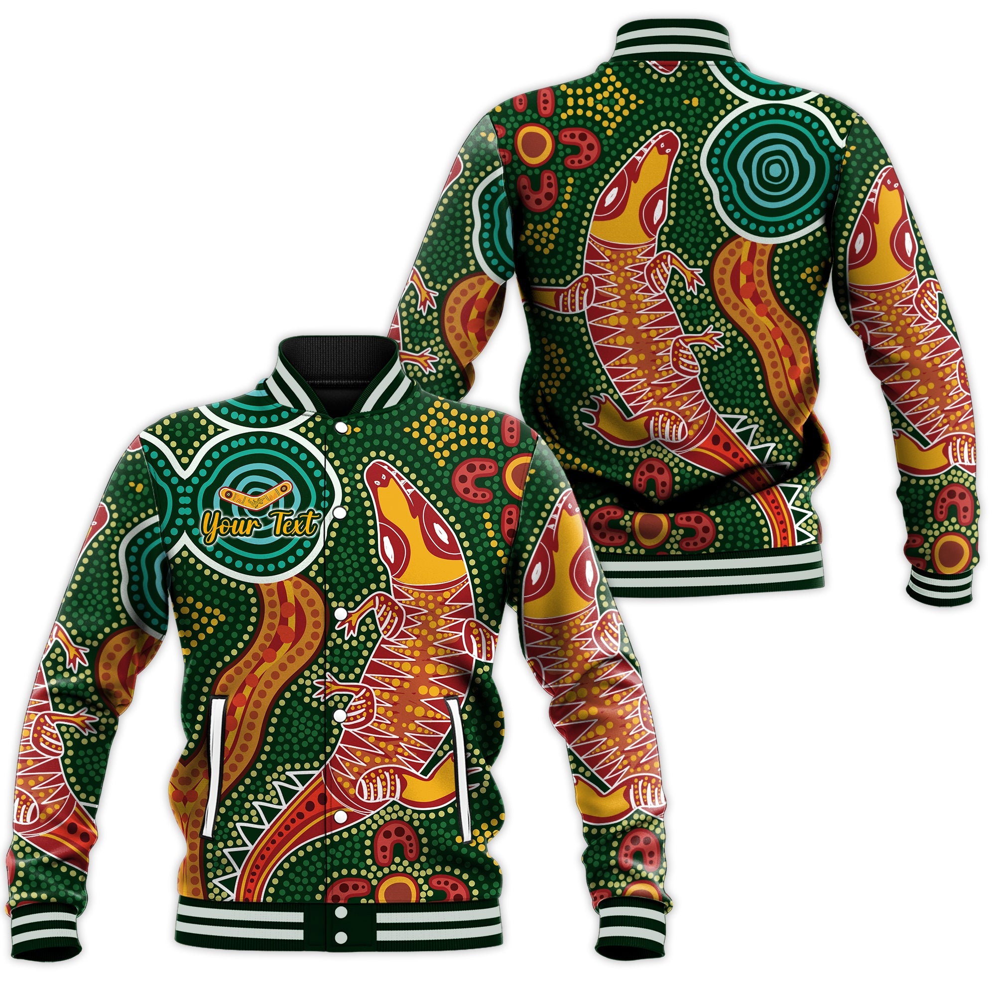 custom-personalised-aboriginal-art-crocodile-baseball-jacket-you-are-number-one