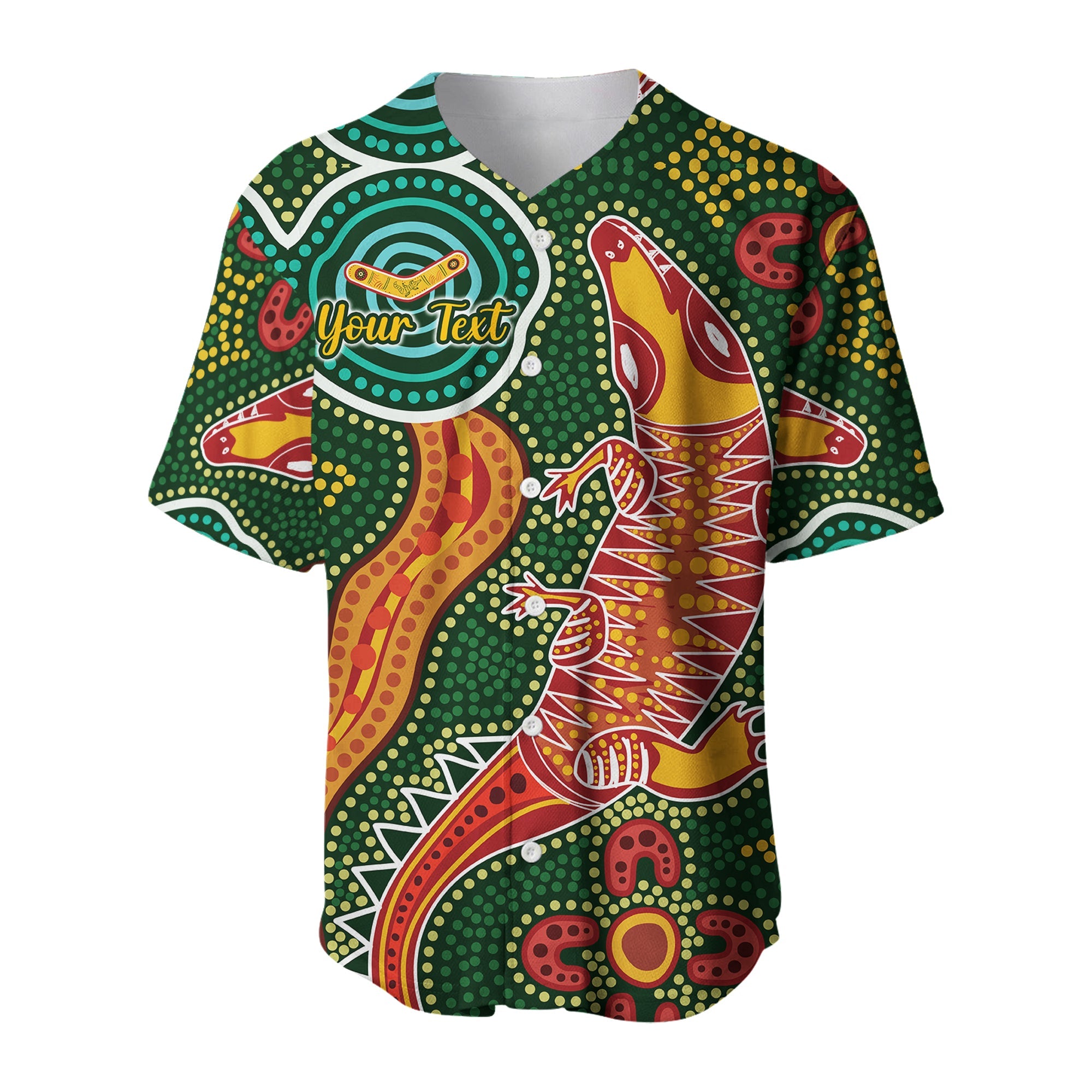 custom-personalised-aboriginal-art-crocodile-baseball-jersey-you-are-number-one