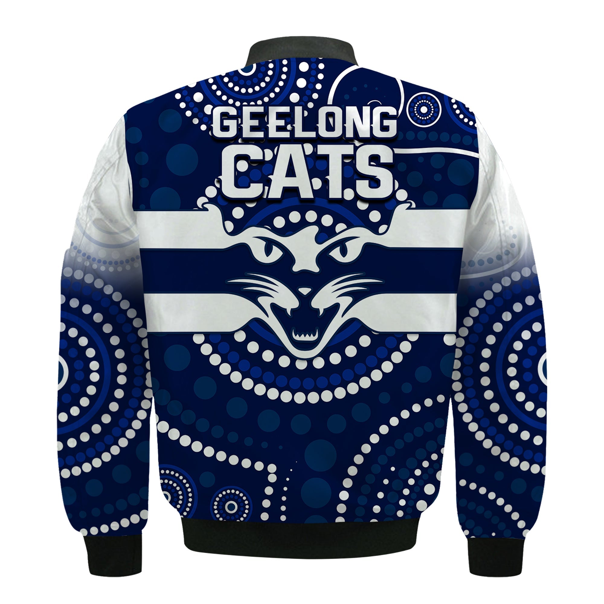 cats-football-bomber-jacket-aboriginal-australian-premiers-2022-proud-geelong-cartoon