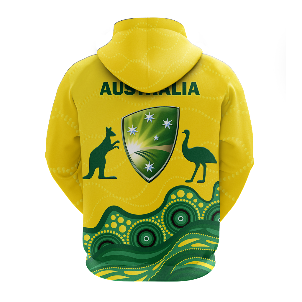 Australia Cricket Aboriginal Pattern Hoodie - LT2