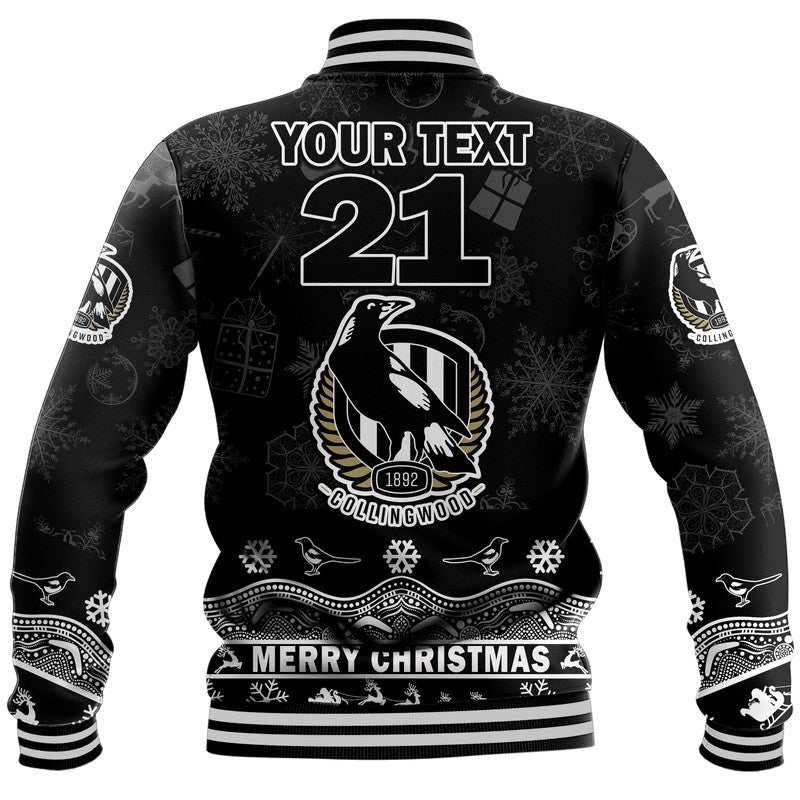 custom-personalised-and-number-collingwood-pies-unique-winter-season-baseball-jacket-magpies-merry-christmas