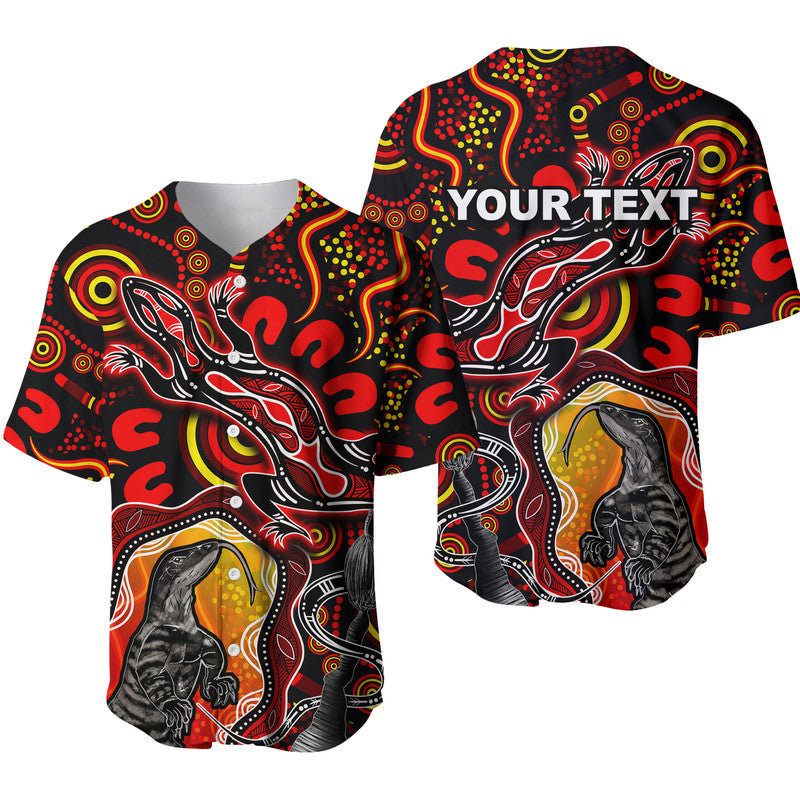 custom-personalised-aboriginal-lizard-baseball-jersey-red-color