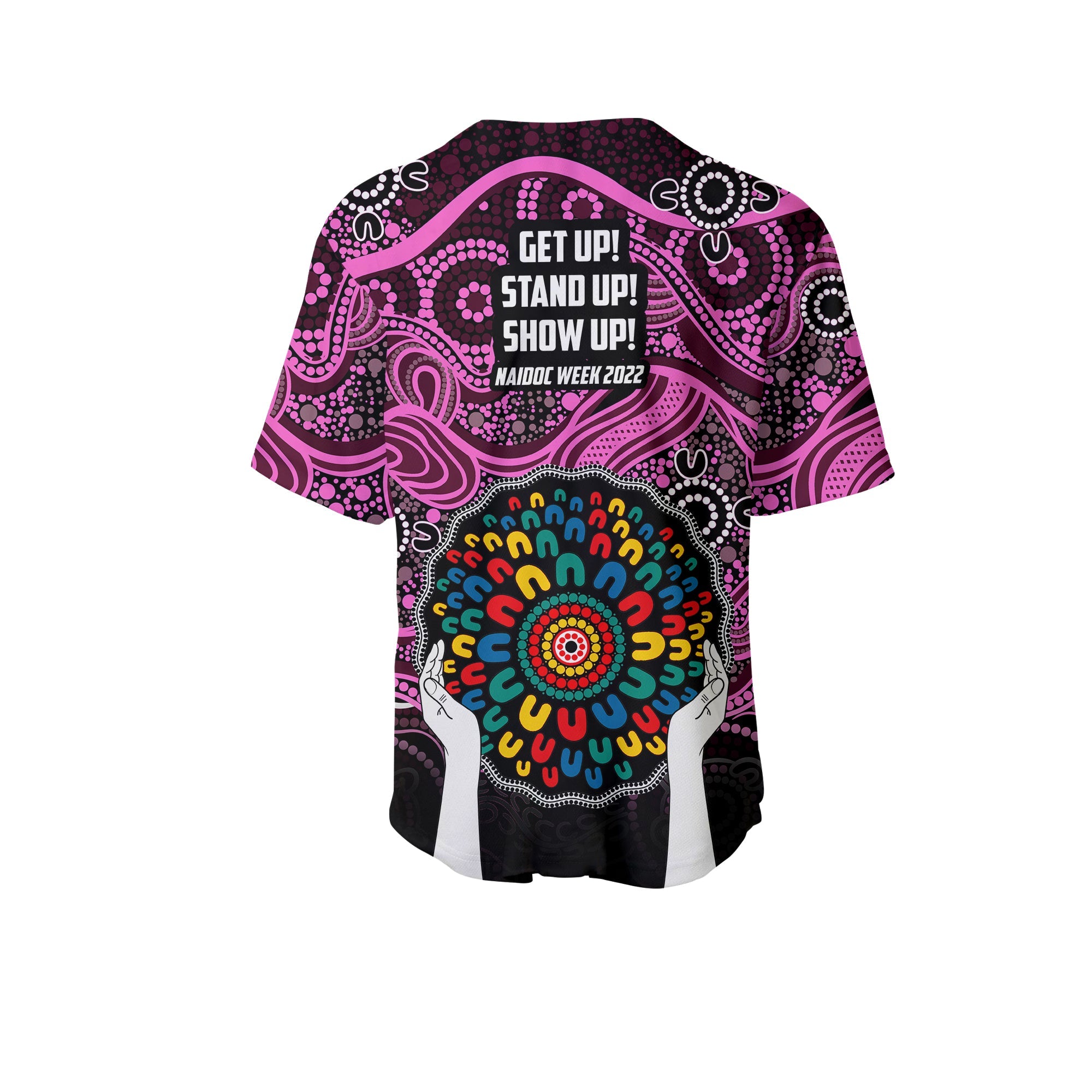 Broncos NAIDOC Week 2022 Baseball Jersey Pink Style LT6