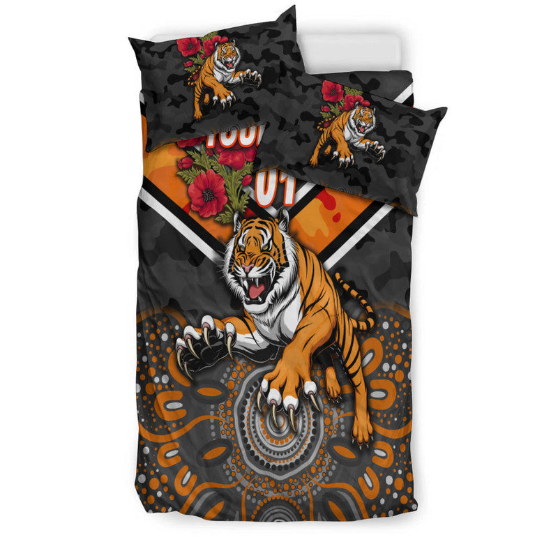 custom-personalised-wests-tigers-anzac-2022-bedding-set-indigenous-vibes