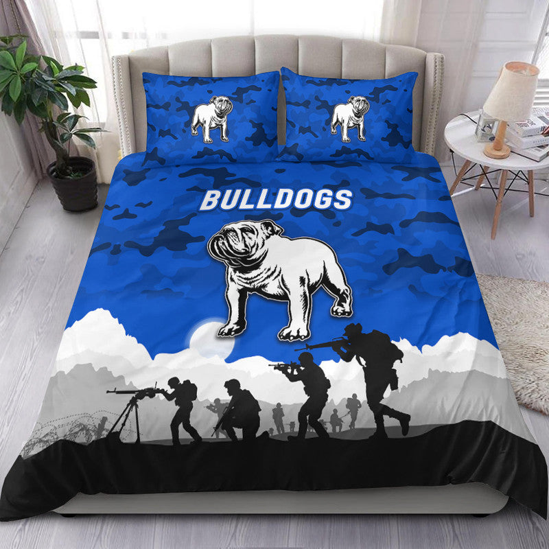 canterbury-bankstown-bulldogs-anzac-2022-bedding-set-simple-style-blue