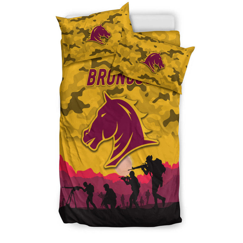 brisbane-broncos-anzac-2022-bedding-set-simple-style-gold