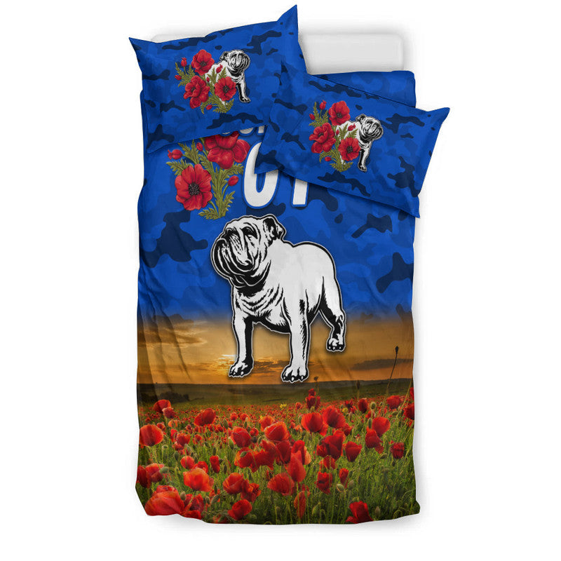 custom-personalised-canterbury-bankstown-bulldogs-anzac-2022-bedding-set-poppy-flowers-vibes-blue