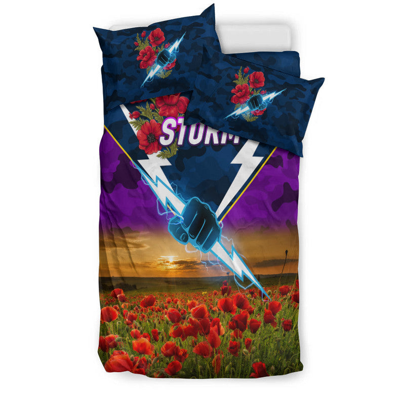 melbourne-storm-anzac-2022-bedding-set-poppy-flowers-vibes