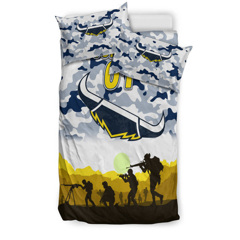 custom-personalised-north-queensland-cowboys-anzac-2022-bedding-set-simple-style-white