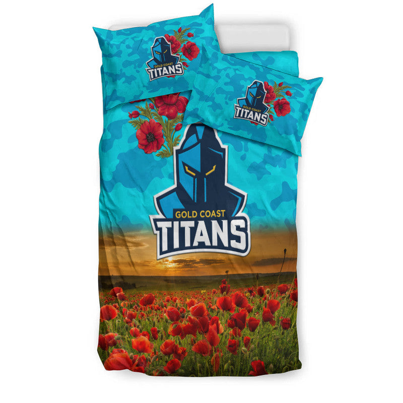 gold-coast-titans-anzac-2022-bedding-set-poppy-flowers-vibes