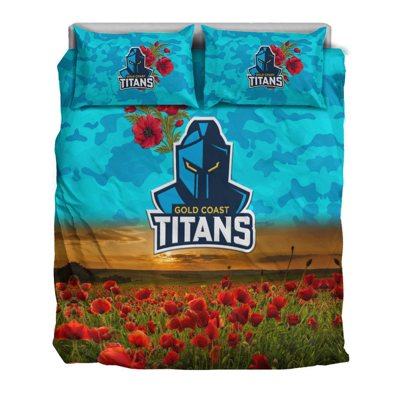 gold-coast-titans-anzac-2022-bedding-set-poppy-flowers-vibes