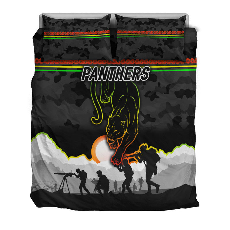 penrith-panthers-anzac-2022-bedding-set-simple-style-black