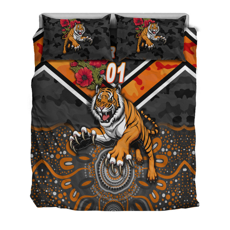 custom-personalised-wests-tigers-anzac-2022-bedding-set-indigenous-vibes