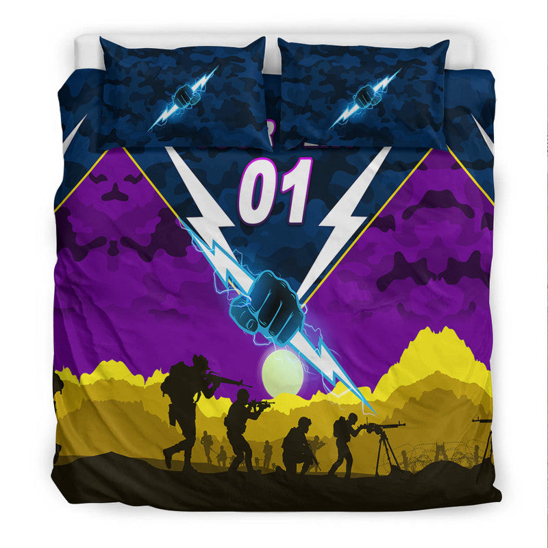 custom-personalised-melbourne-storm-anzac-2022-bedding-set-simple-style