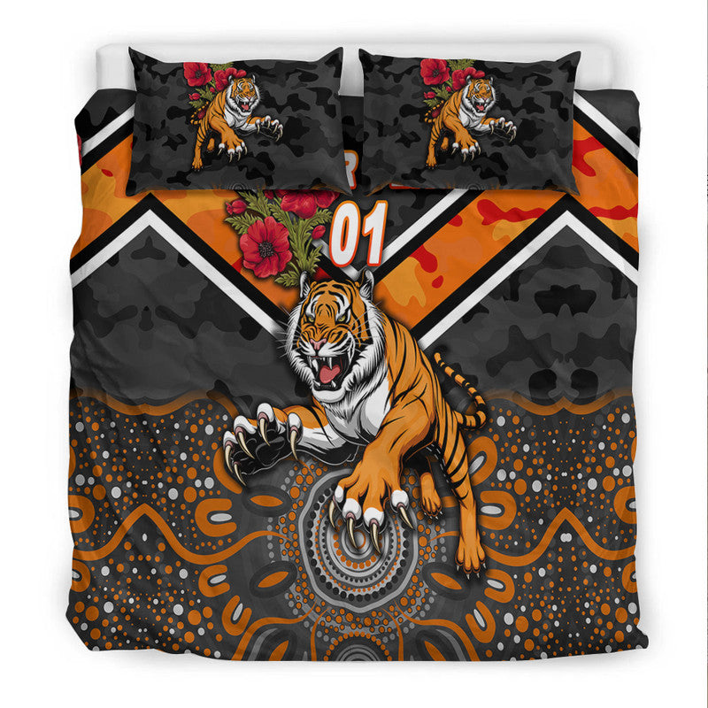 custom-personalised-wests-tigers-anzac-2022-bedding-set-indigenous-vibes