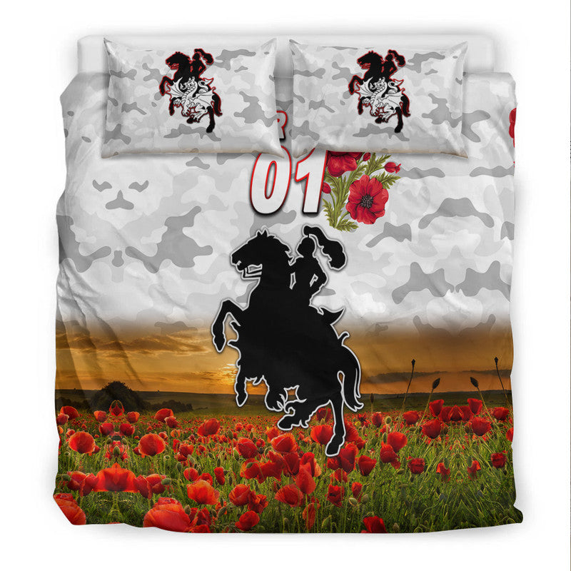 custom-personalised-st-george-illawarra-dragons-anzac-2022-bedding-set-poppy-flowers-vibes-white