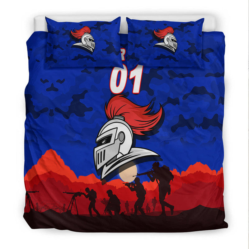 custom-personalised-newcastle-knights-anzac-2022-bedding-set-simple-style