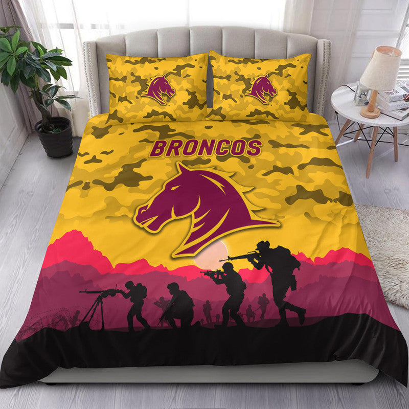 brisbane-broncos-anzac-2022-bedding-set-simple-style-gold