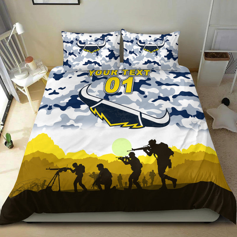 custom-personalised-north-queensland-cowboys-anzac-2022-bedding-set-simple-style-white