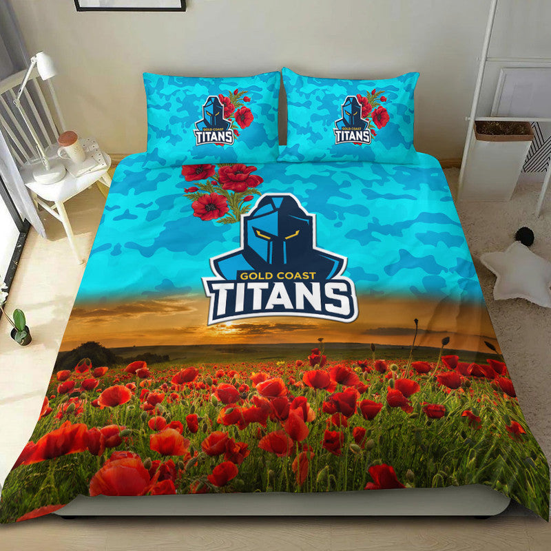 gold-coast-titans-anzac-2022-bedding-set-poppy-flowers-vibes