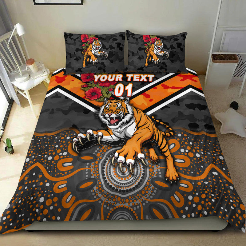 custom-personalised-wests-tigers-anzac-2022-bedding-set-indigenous-vibes