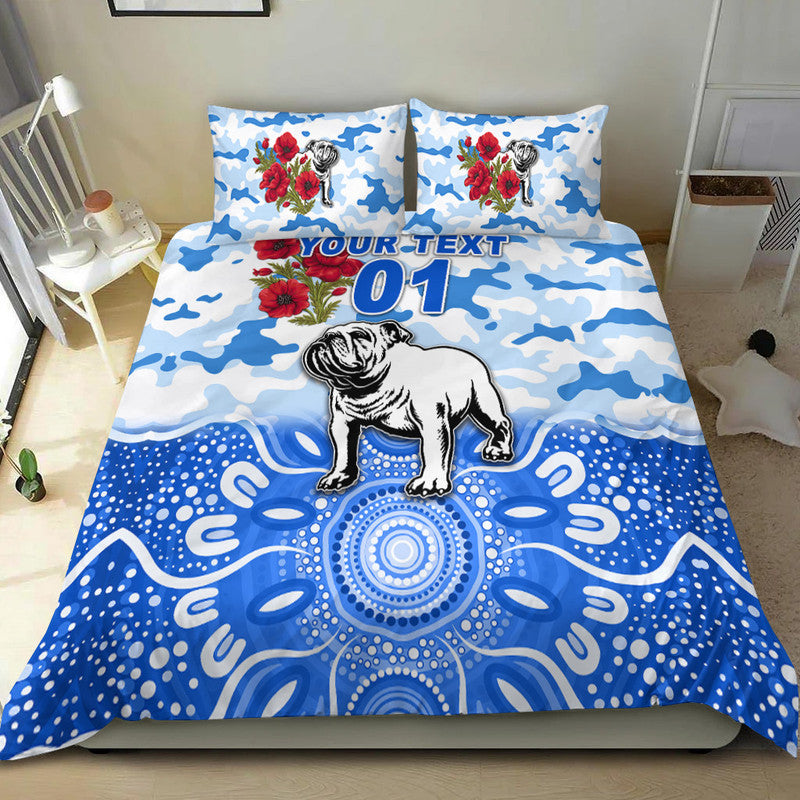 custom-personalised-canterbury-bankstown-bulldogs-anzac-2022-bedding-set-indigenous-vibes-white