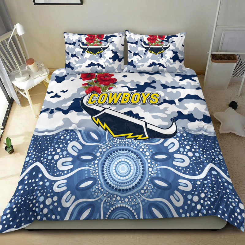 north-queensland-cowboys-anzac-2022-bedding-set-indigenous-vibes-white