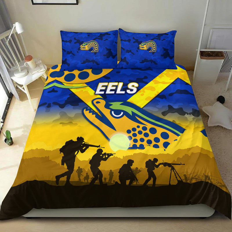 parramatta-eels-anzac-2022-bedding-set-simple-style-blue