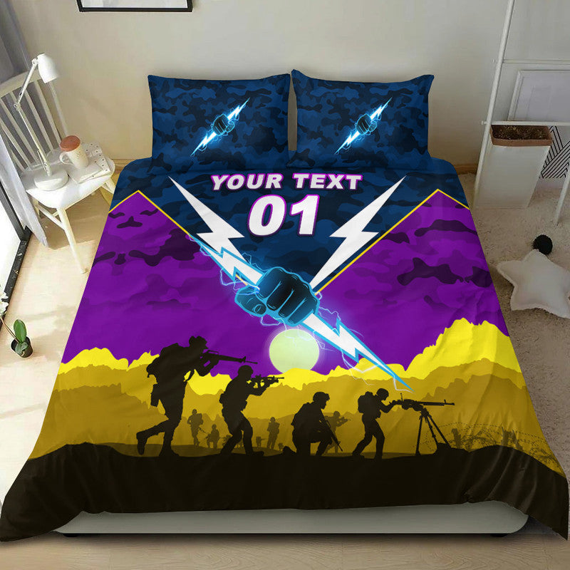 custom-personalised-melbourne-storm-anzac-2022-bedding-set-simple-style