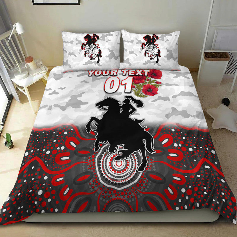 custom-personalised-st-george-illawarra-dragons-anzac-2022-bedding-set-indigenous-vibes-white