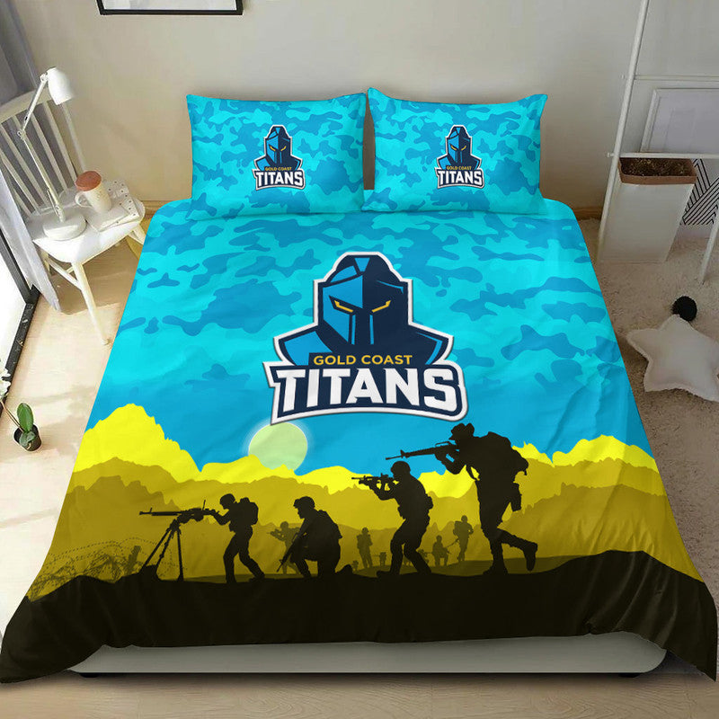 gold-coast-titans-anzac-2022-bedding-set-simple-style