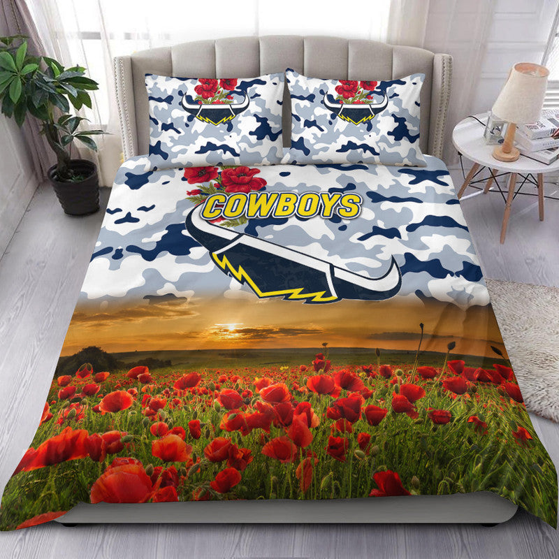 north-queensland-cowboys-anzac-2022-bedding-set-poppy-flowers-vibes-white