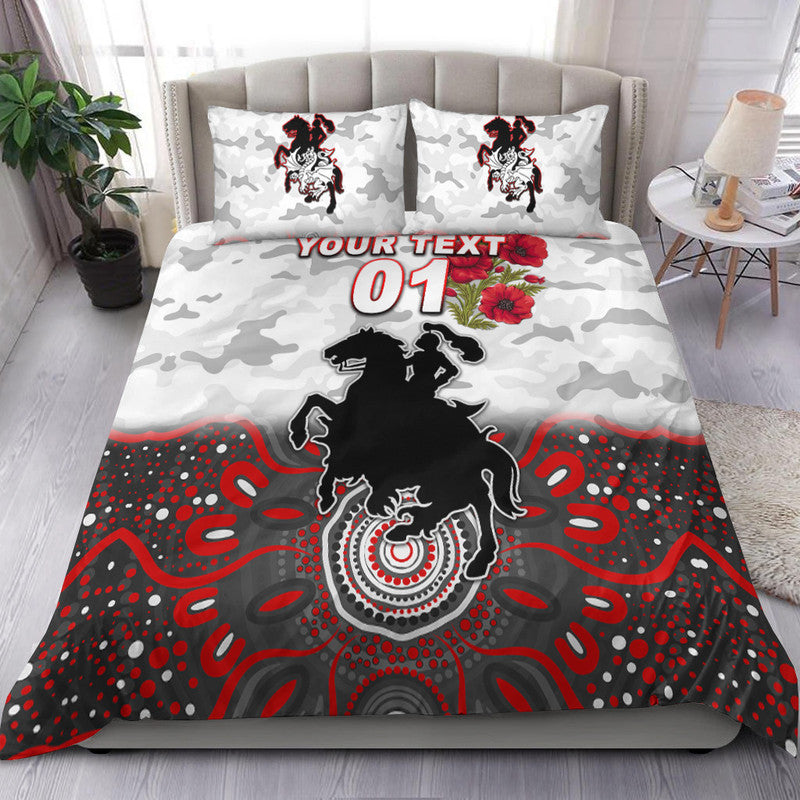 custom-personalised-st-george-illawarra-dragons-anzac-2022-bedding-set-indigenous-vibes-white