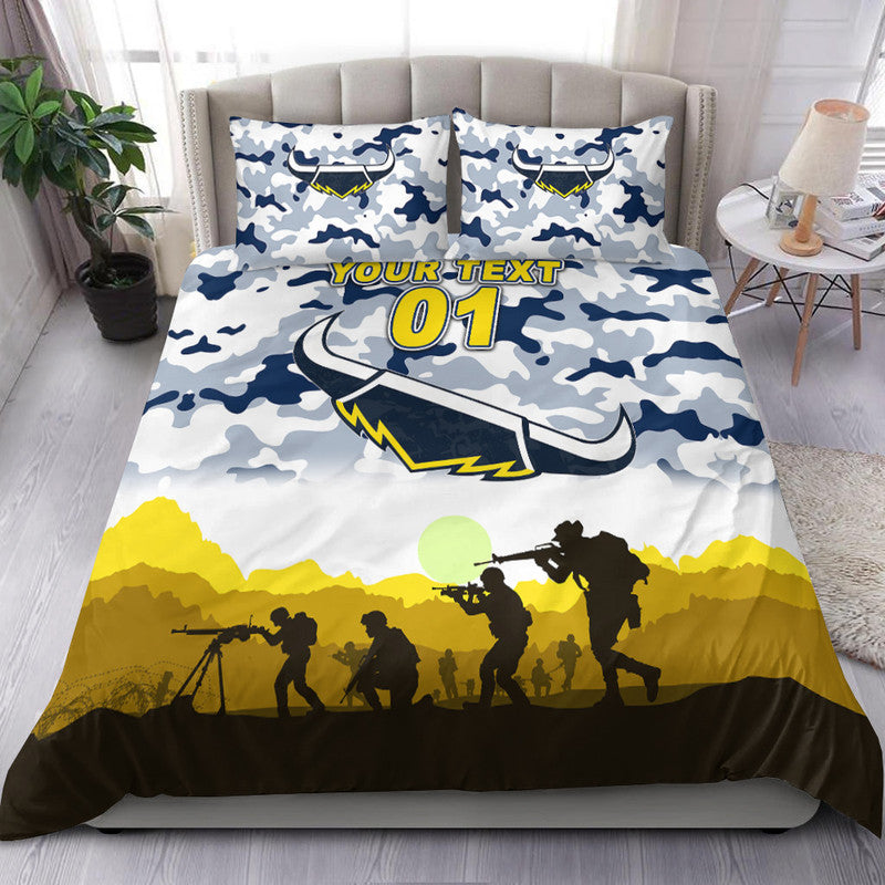 custom-personalised-north-queensland-cowboys-anzac-2022-bedding-set-simple-style-white