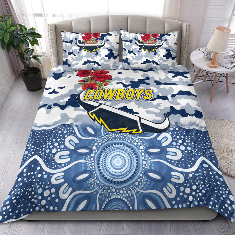 north-queensland-cowboys-anzac-2022-bedding-set-indigenous-vibes-white