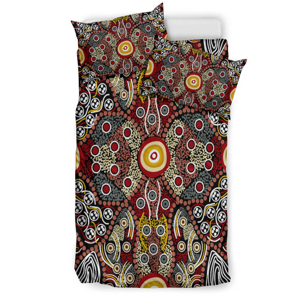 aboriginal-art-dot-vibes-bedding-set-indigenous-no-1