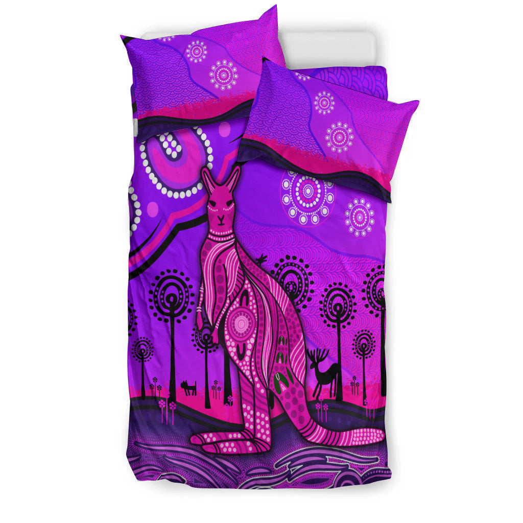 aboriginal-art-kangaroo-bedding-set-indigenous-unique-vibes-purple