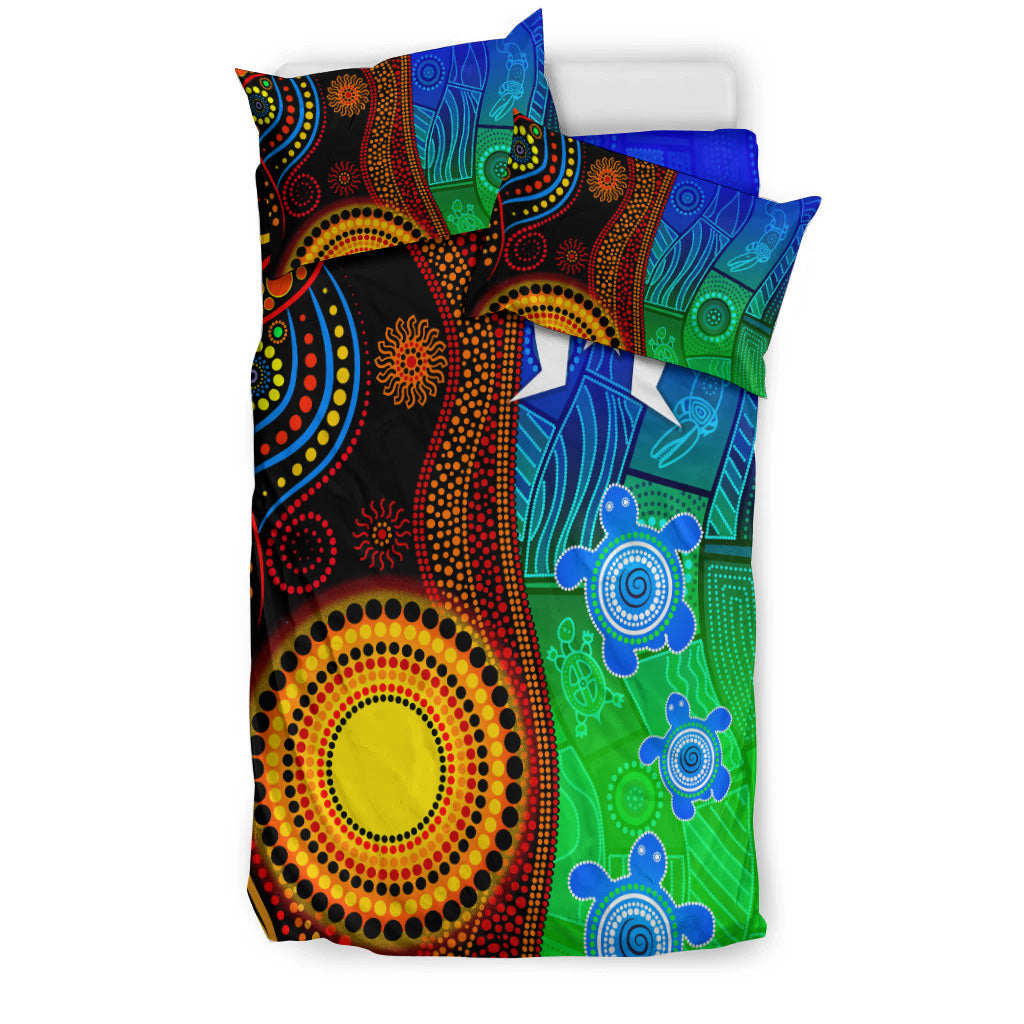 australia-indigenous-aboriginal-and-torres-strait-islands-bedding-set-flag-vibes