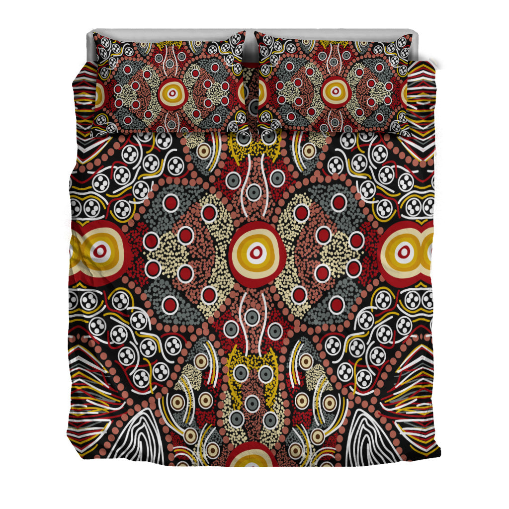 aboriginal-art-dot-vibes-bedding-set-indigenous-no-1