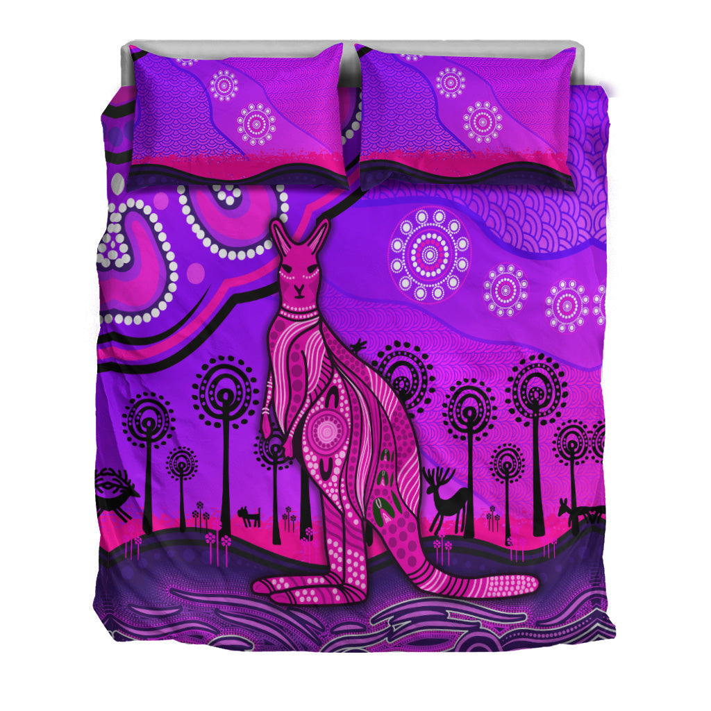 aboriginal-art-kangaroo-bedding-set-indigenous-unique-vibes-purple