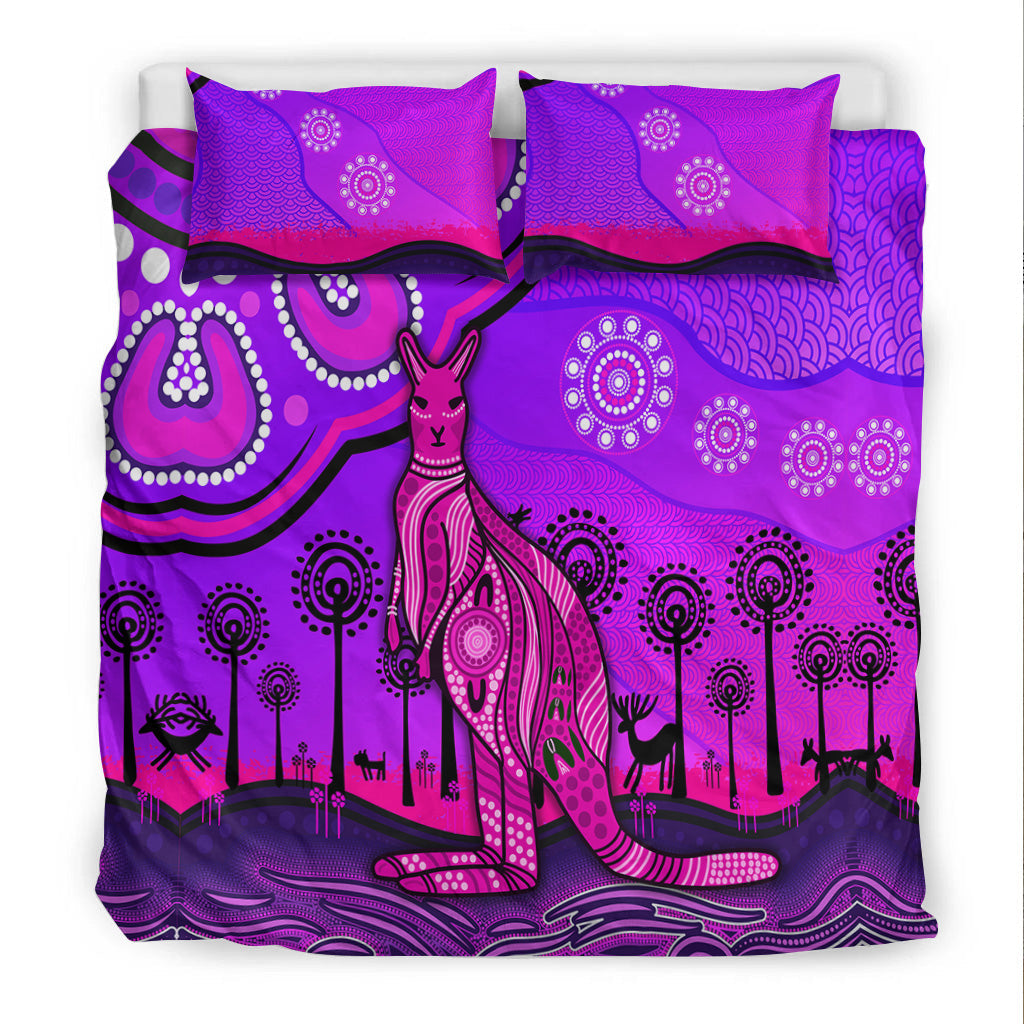 aboriginal-art-kangaroo-bedding-set-indigenous-unique-vibes-purple