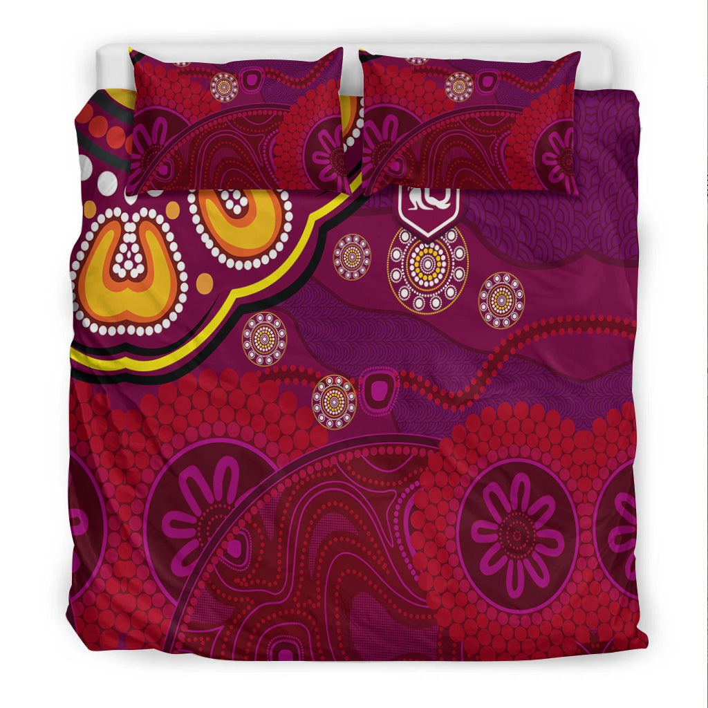 queensland-maroons-aboriginal-bedding-set-indigenous-vibes