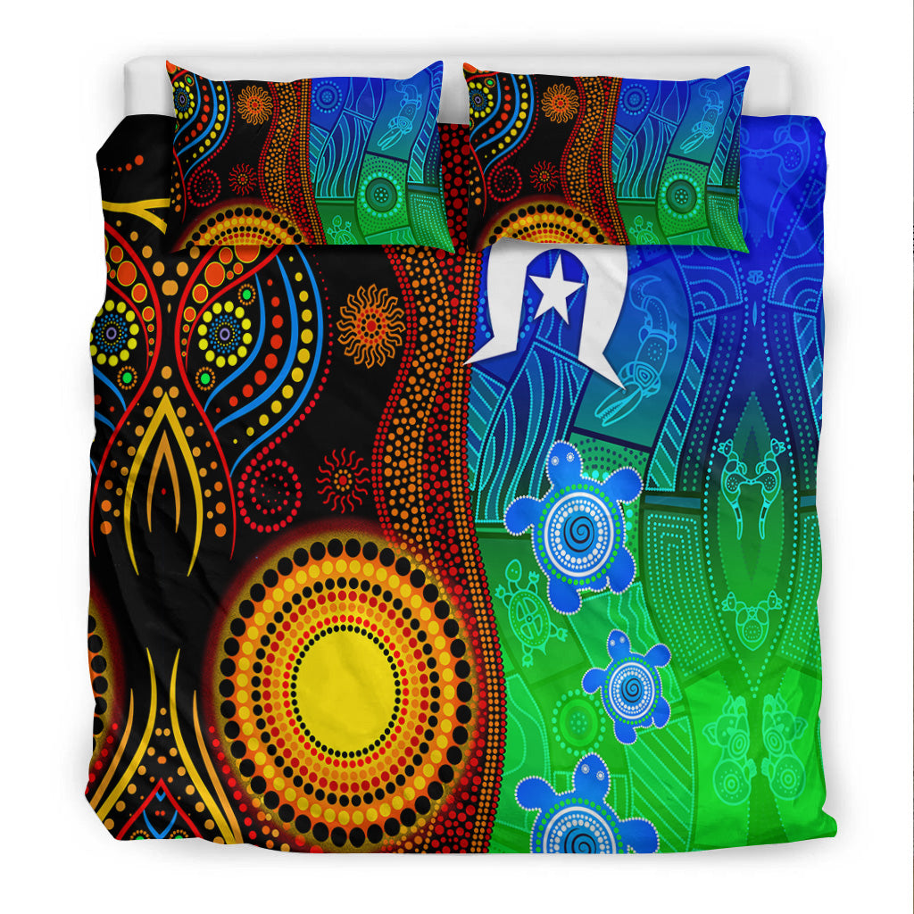 australia-indigenous-aboriginal-and-torres-strait-islands-bedding-set-flag-vibes