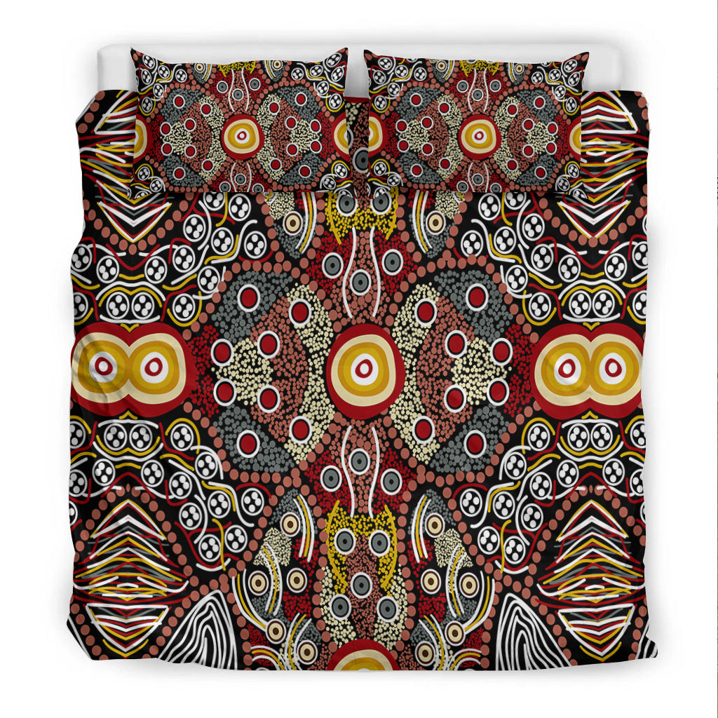 aboriginal-art-dot-vibes-bedding-set-indigenous-no-1