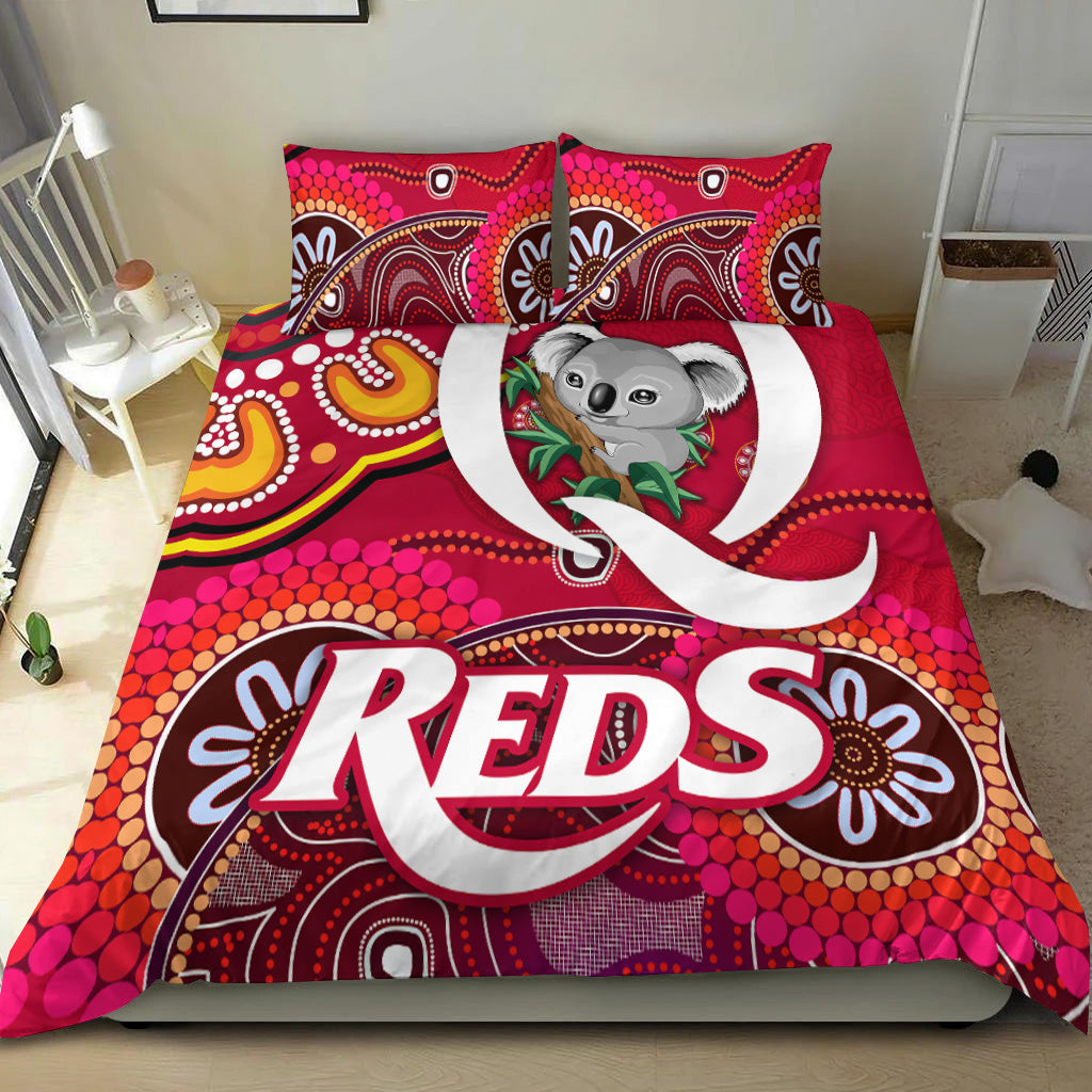 queensland-reds-aboriginal-bedding-set-koala-indigenous-vibes